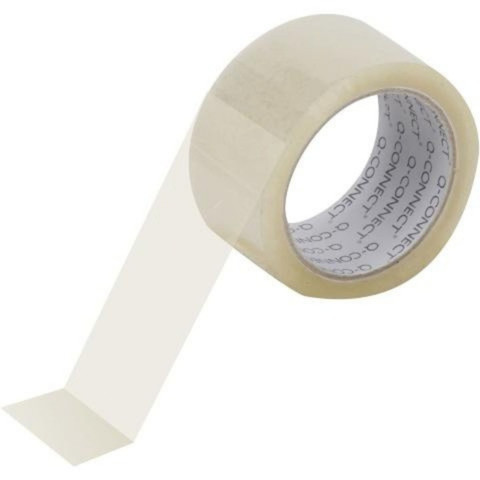 Q-Connect low noise pakketape 50 mm x 66 m klar
