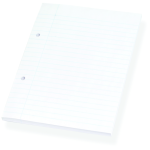 Bantex standardblok A5, linjeret
